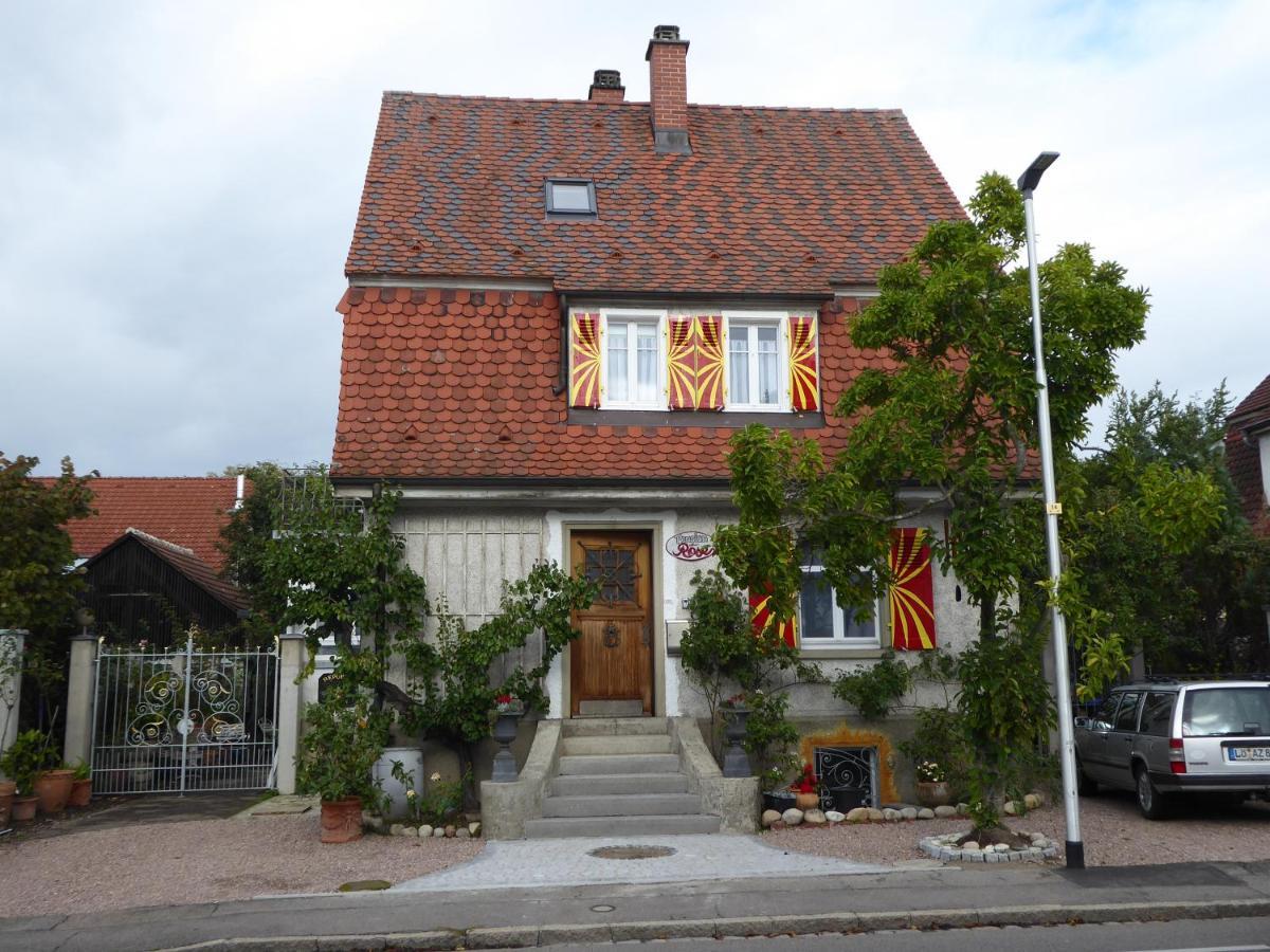 Pension Zur Rose Weil am Rhein Esterno foto